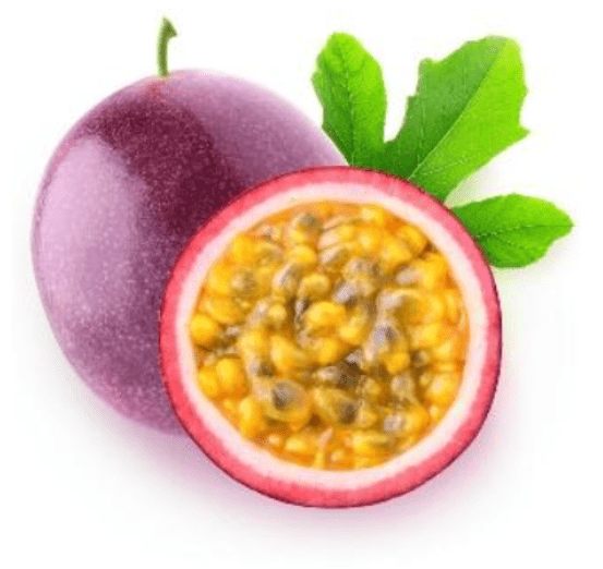 4 A close up of an open passion fruit